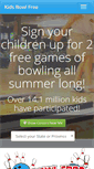 Mobile Screenshot of kidsbowlfree.com